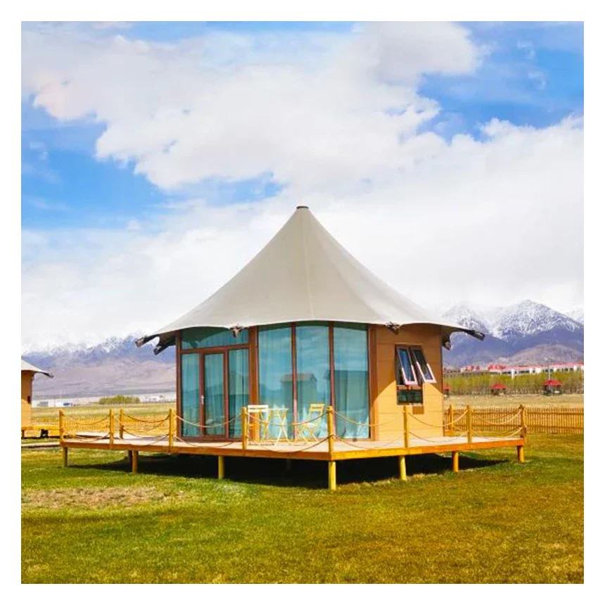 Luxury PVDF membrane shell hotel tent business party tent luxury house