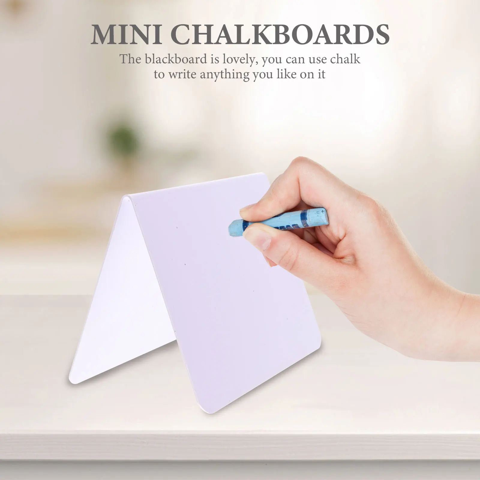 

12 Pcs Price Tag Chalkboard Signs Small Desktop Buffet Mini Chalkboards for Food Display Plastic Message