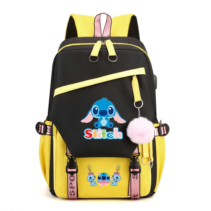 MINISO Stitch plecak dla dzieci Cartoon Stitch drukuj piórnik do przedszkola chłopiec dziewczyna torba na ramię tornister dla dzieci prezent