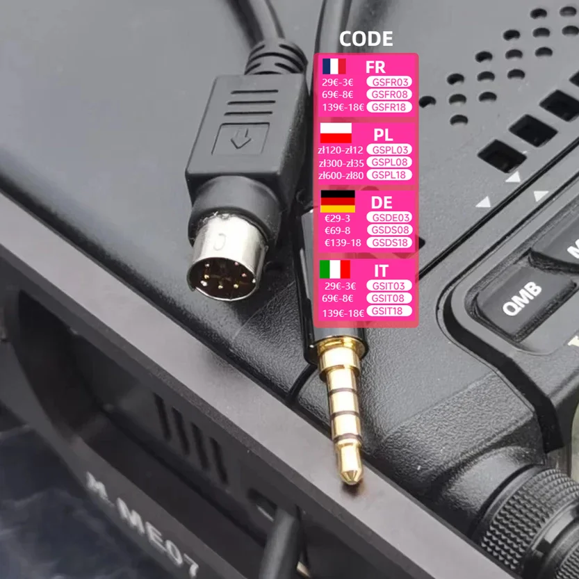 

Yaesu FT-891 FT-857 FT-897 Data Communication SSTV FT8 ACC Audio Cable