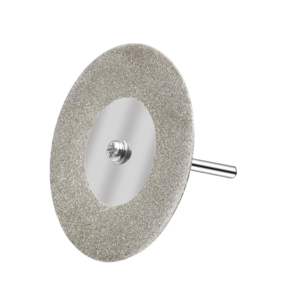 Mini disque de coupe sec et humide pour le métal, meule diamantée, accessoires d'outils électriques de coupe diversifiés, 40mm, 50mm, 60mm, ensemble de 2 pièces