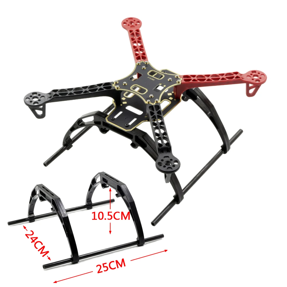 Kit de importateur avec train d'atterrissage élastique, F330, 330mm, I6, F4, V3S, David, A2212, KV930, 2-3S, moteur Simonk, 20A, ESC, 8038 ProplessFor RC Drone Toy