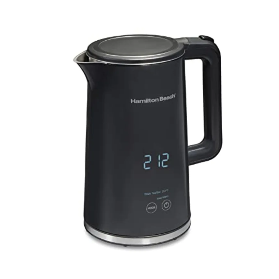 

Digital Temperature Control Electric Tea Kettle Hot Water Boiler and Heater 1.7L 5 Preset Modes + Keep Warm Fast Boil 1500 Watt