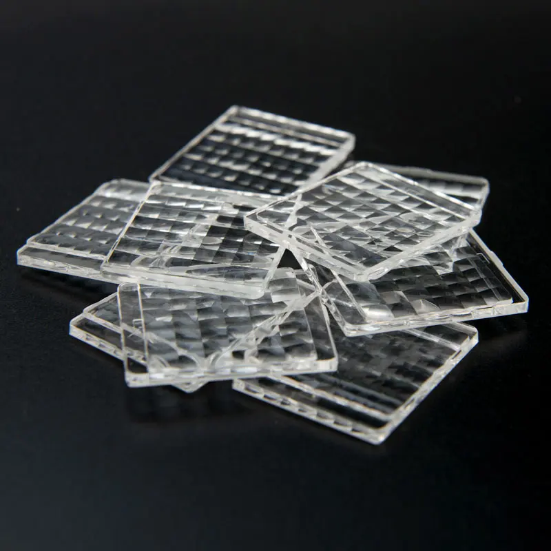 10pcs Factory Defective Optical Glass Scaly Prisma Science Research Prisms Decoration Lenses Fly's-eye Lens Compound Eye Lentes