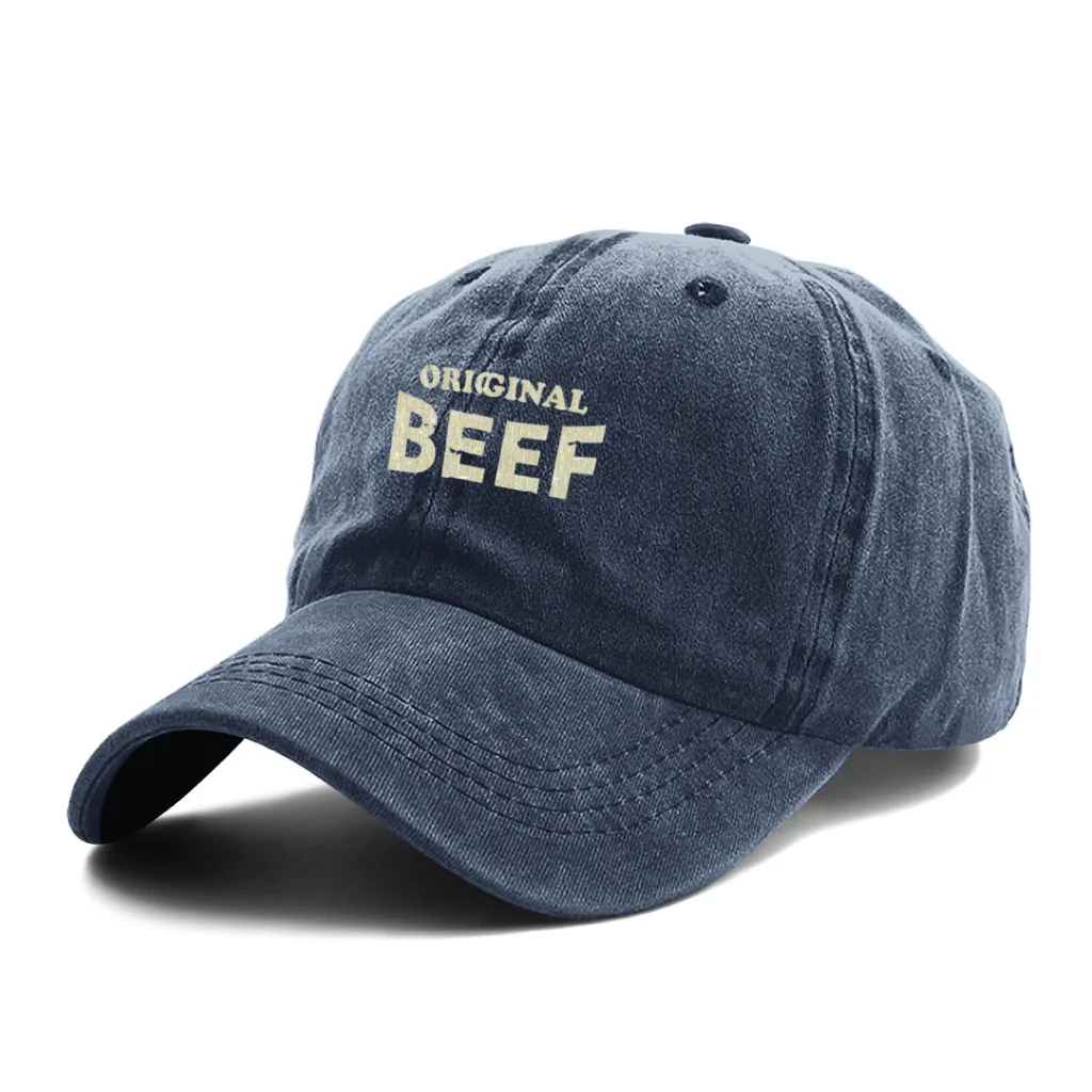 The Original Beef of Chicagoland Unisex-Baseballmütze, Outdoor-Sonnenschutz, verstellbare Snapback-Kappen, Hip-Hop-Trucker-Hüte