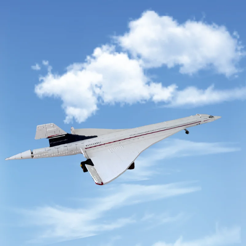 

2025 New Airbus Concorde Building Kit Supersonic Airliner Space Shuttle 10318 Model Educational Toy For Children Fatherday Gifts