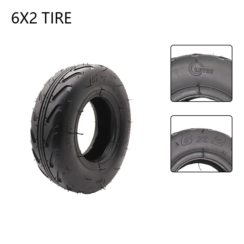 6x2 inner-outer  tube 6*2  tyre Pneumatic Tyre Electric Scooter F0  Wheel Trolley Cart Air