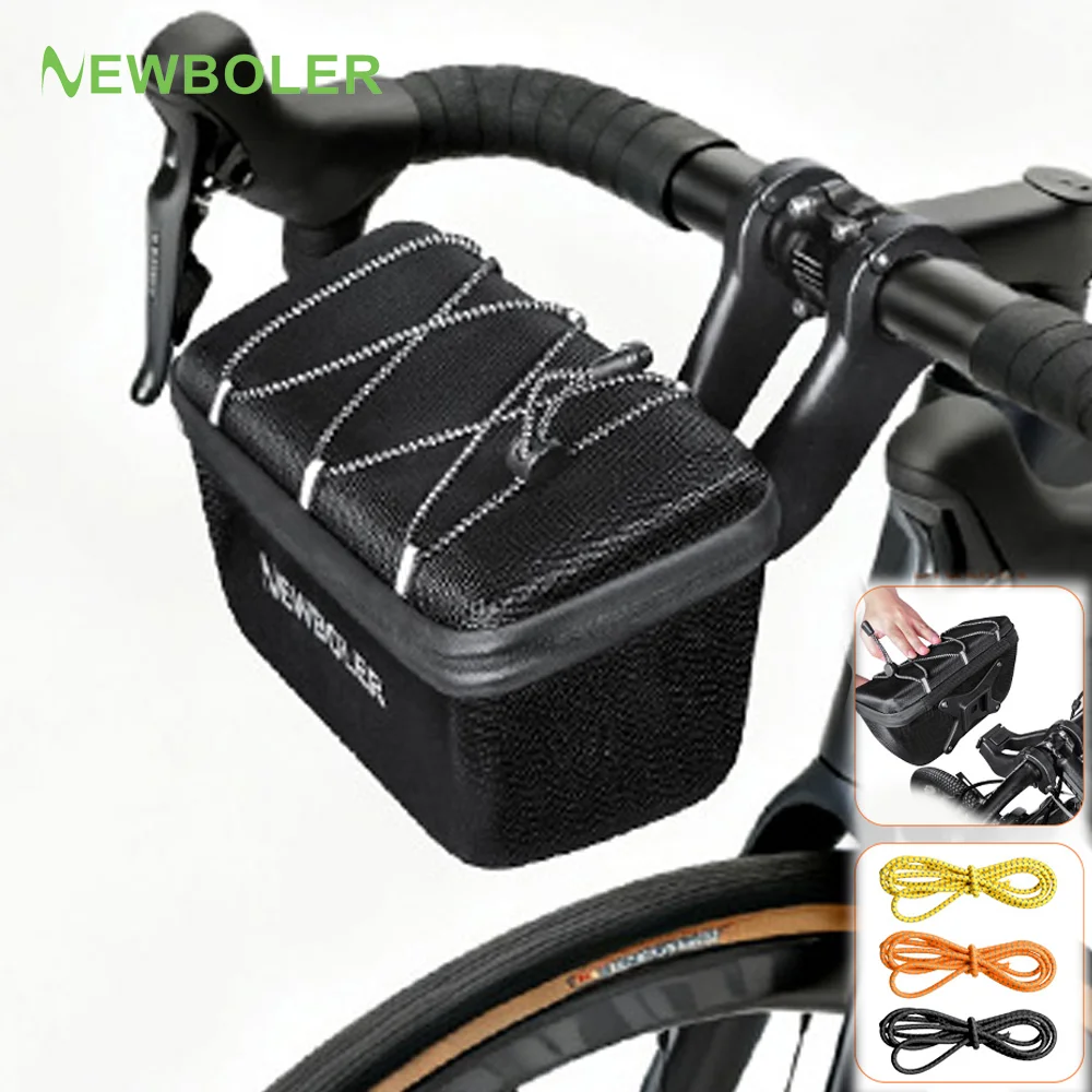 

NEWBOLER 2.5L Bicycle Bag EVA Hard Shell Waterproof Touch Screen High Capacity Front Tube Frame Mountain Bike Bike Accessories