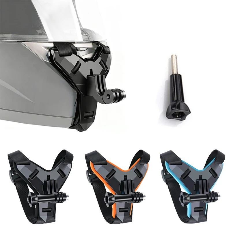 Image of Motorradhelm-Halterung für DJI OSMO Action 4 5Pro 6 Insta360 Action-Sportkamera, Motorrad-Kamera- und Handy-Halterung