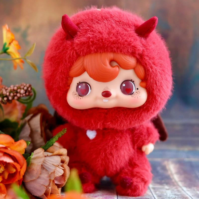 POUKA-caja ciega de felpa, figura de acción bonita, muñeca de vinilo, caja misteriosa, bolsa sorpresa, llavero de Anime Kawaii, colgante, colección de juguetes, regalos