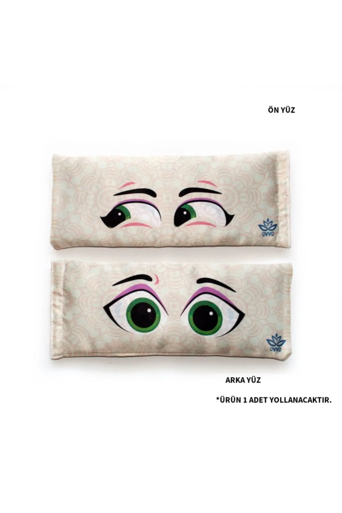 

Yoga Meditation Eye Pad 2 PCs Suit Cute Eye Expressions Mini Pillow Sweet Ambiance Fabric