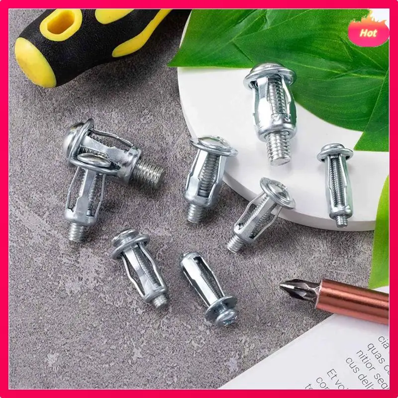 40 Stuks M 4 M5 M6 M8 Jack Noten, Koolstofstaal Expansie Schroef Moer Bevestigingsmiddelen Voor Het Beveiligen Van Plaat Frame container Tag