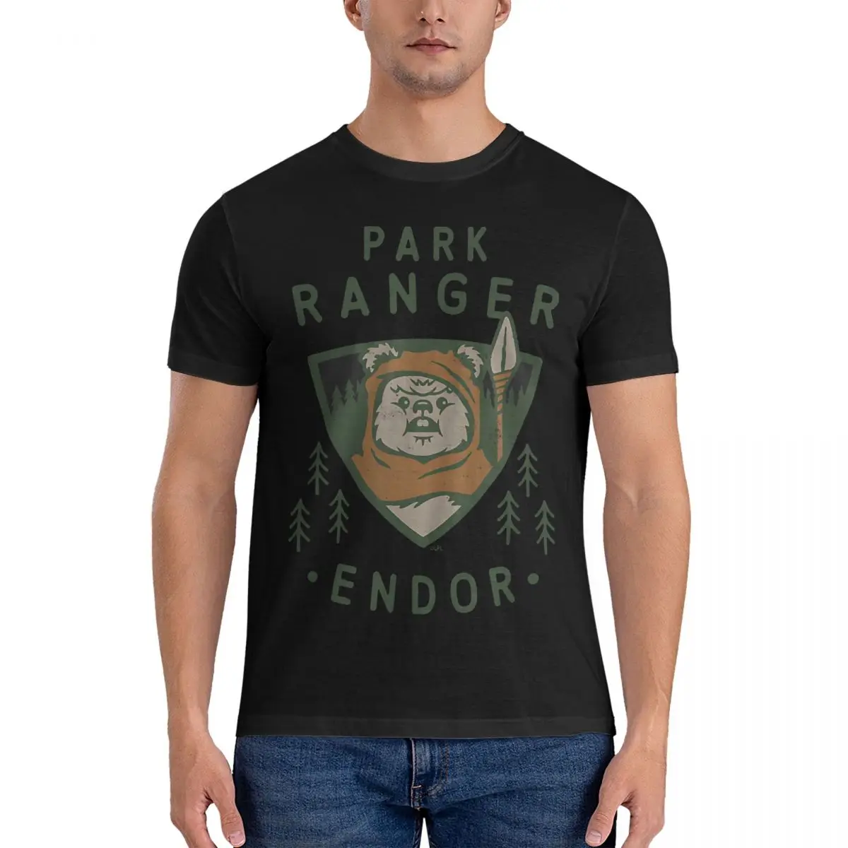 Park Ranger Endor T Shirt for Men Cotton Casual T-Shirts Crew Neck Ewoks Tees Short Sleeve Clothing Gift Idea