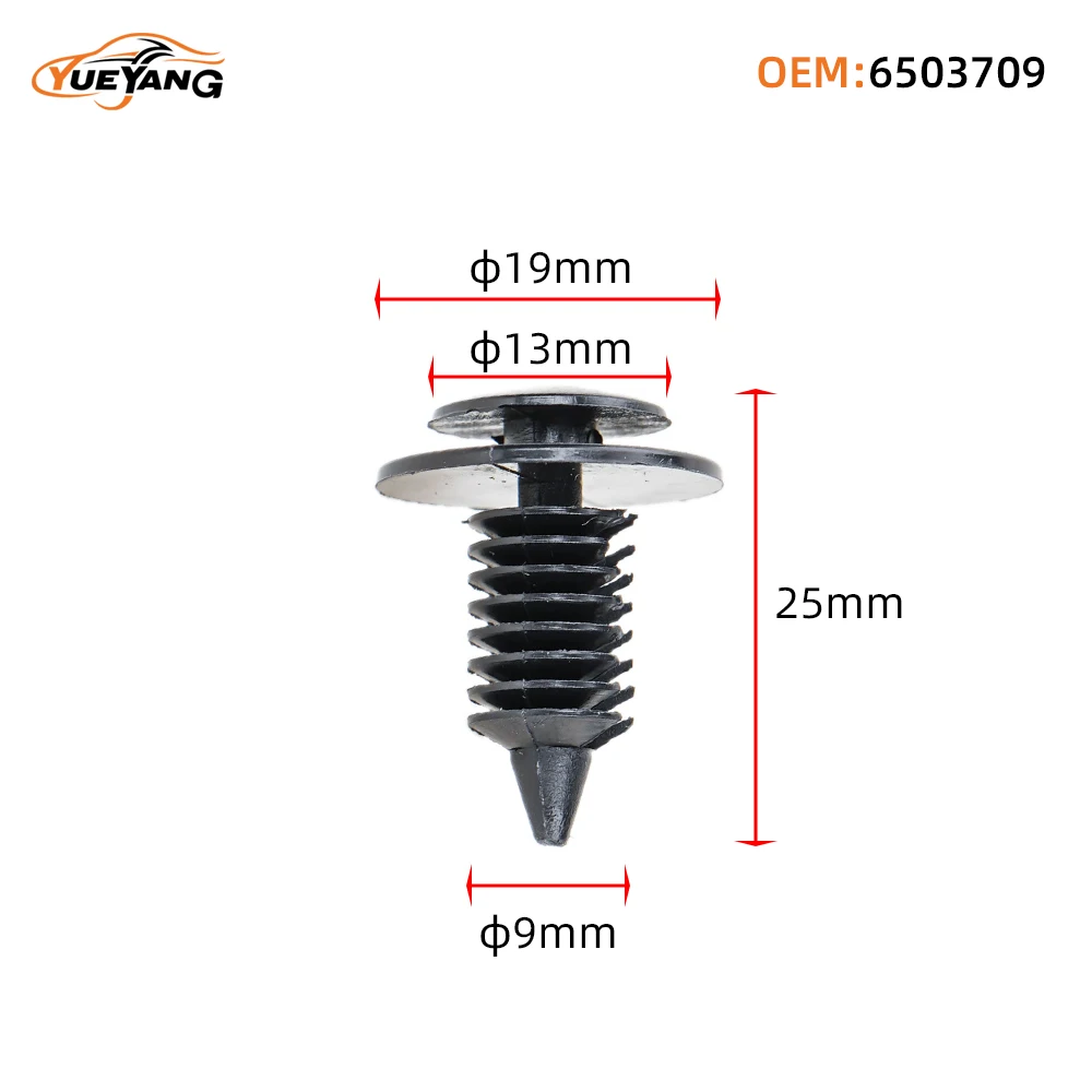 YUEYANG 6503709 Car Door Trim Panel Clips Plastic Trim Panel Rivets Retainer Fasteners for Dodge Ram Pickup Chrysler 1500 2500