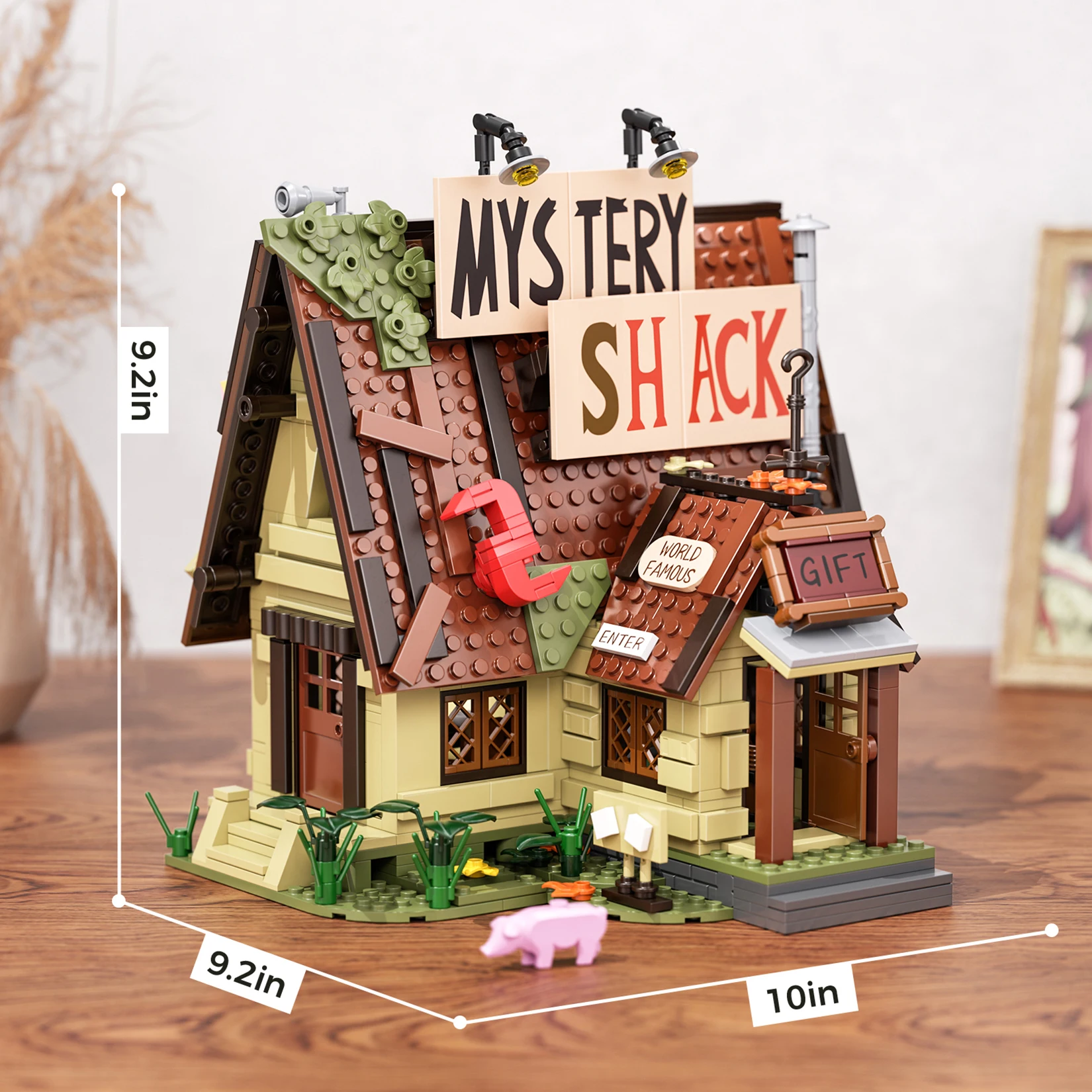Gravityed Fall house Building Block Set Ideas Farm Cabin Forest Cottage Model Toys Children Christmas Gifts (965 PCS)