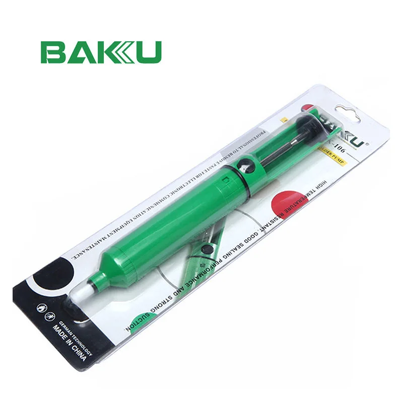 Imagem -06 - Baku Profissional Desoldering Bomba de Estanho Solda Otário Remoção Vácuo Caneta Ferramenta para Limpar Pasta para Placas Circuito Elétrico