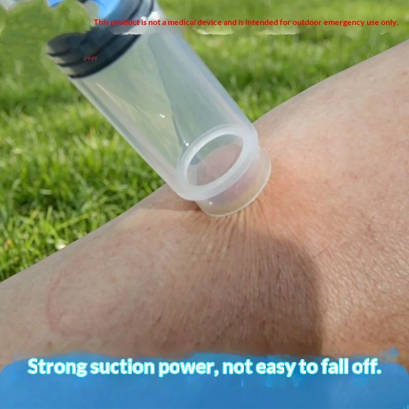 Second Generation Outdoor Venom Extractor Negative Pressure Portable Emergency Tool For Camping Snake Tick Wasp Sting One Hand