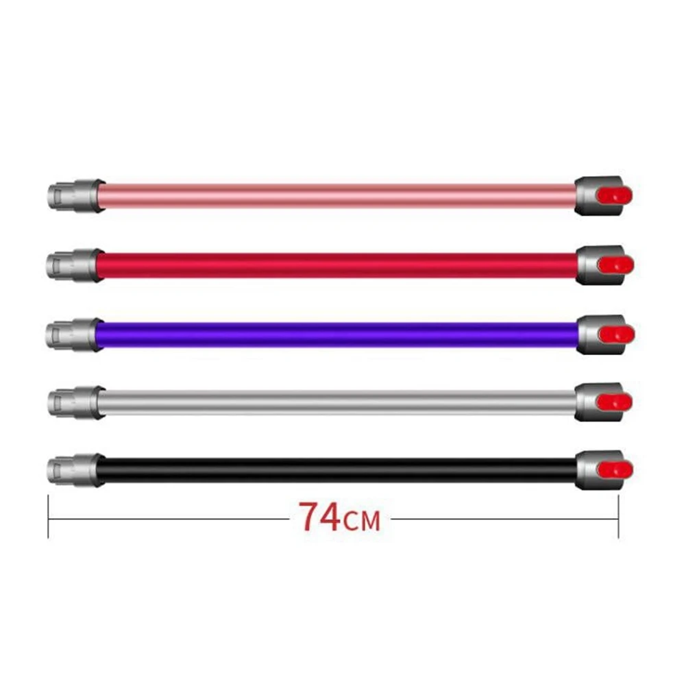 A74G-Extension Wand Quick Release เปลี่ยนหลอดสําหรับ Dyson V6 DC58 DC59 DC61 DC62 DC74 เครื่องดูดฝุ่นอุปกรณ์เสริมสีม่วง