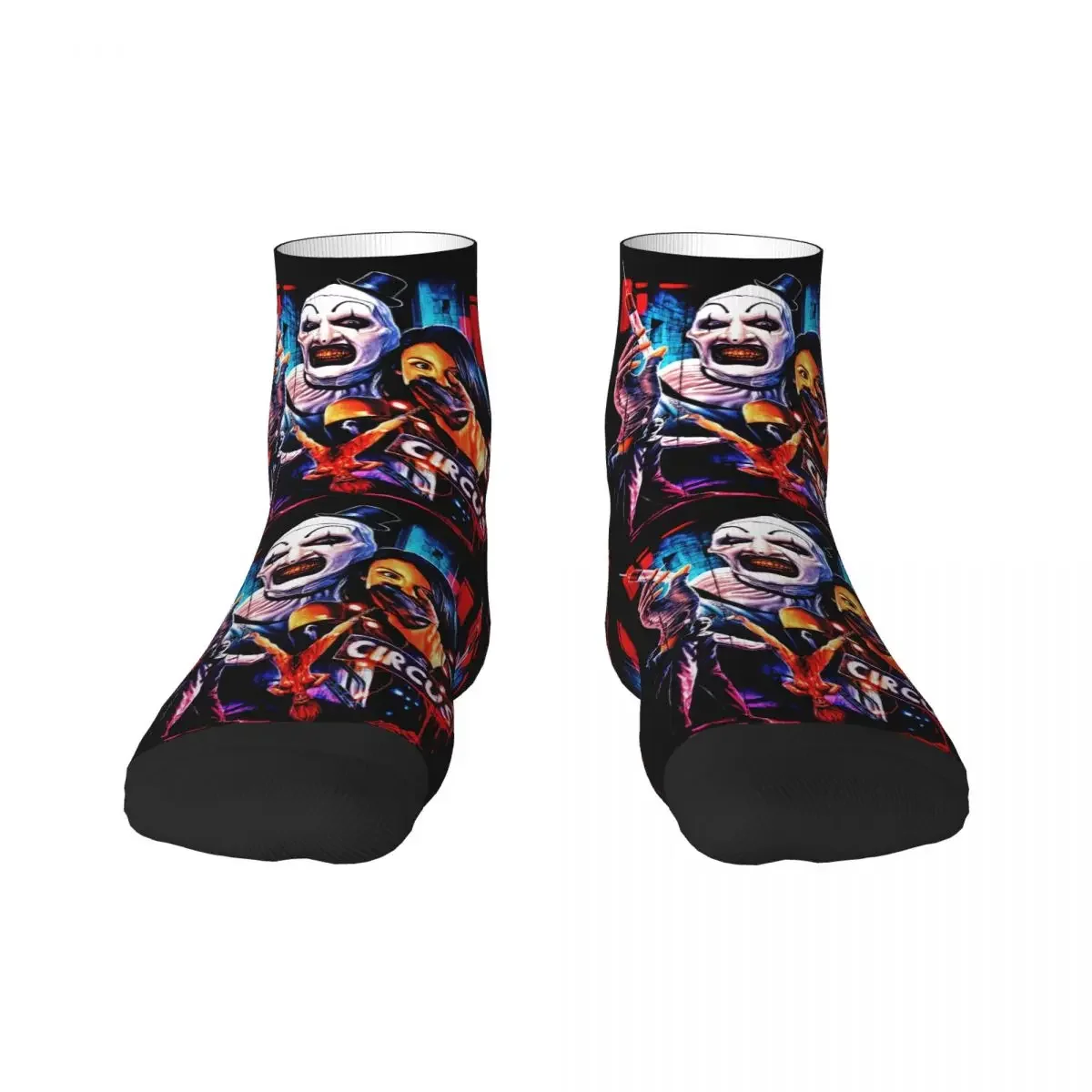 

Harajuku Halloween Clown Horror Movie Terrifier Socks Men Women Warm 3D Printed Football Sports Socks