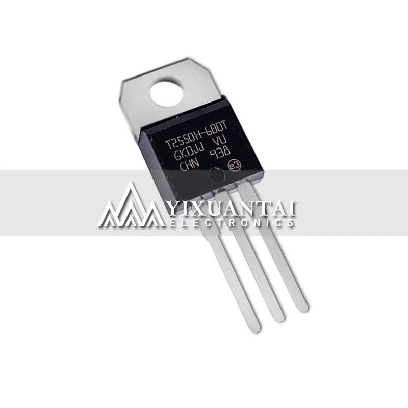 

10pcs/lot NEW origina T2550H-600T T2550H-600 T2550H T2550 600V 25A TO220 Triode Transistor TO-220