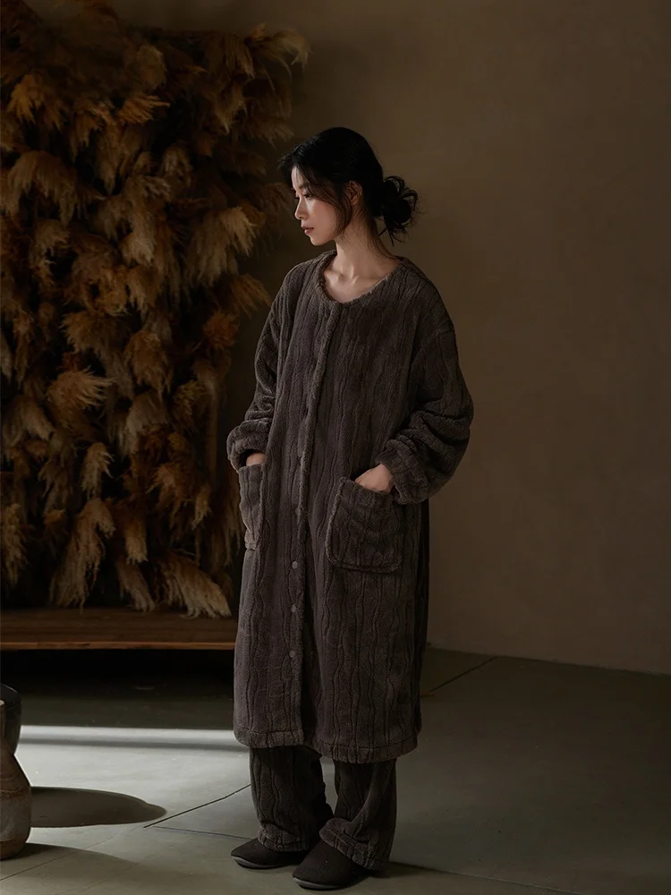 aqian-coral-fce-thiened-vestaglia-calda-di-media-lunghezza-per-donna-set-di-vestiti-per-la-casa-casual-loose-sle-long-sve