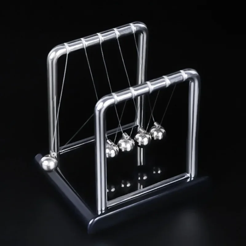 Newton's Pendulum Ball Perpetual Motion Machine Fun Science Physics Learning Accessories Stress Relieving Tabletop Toys