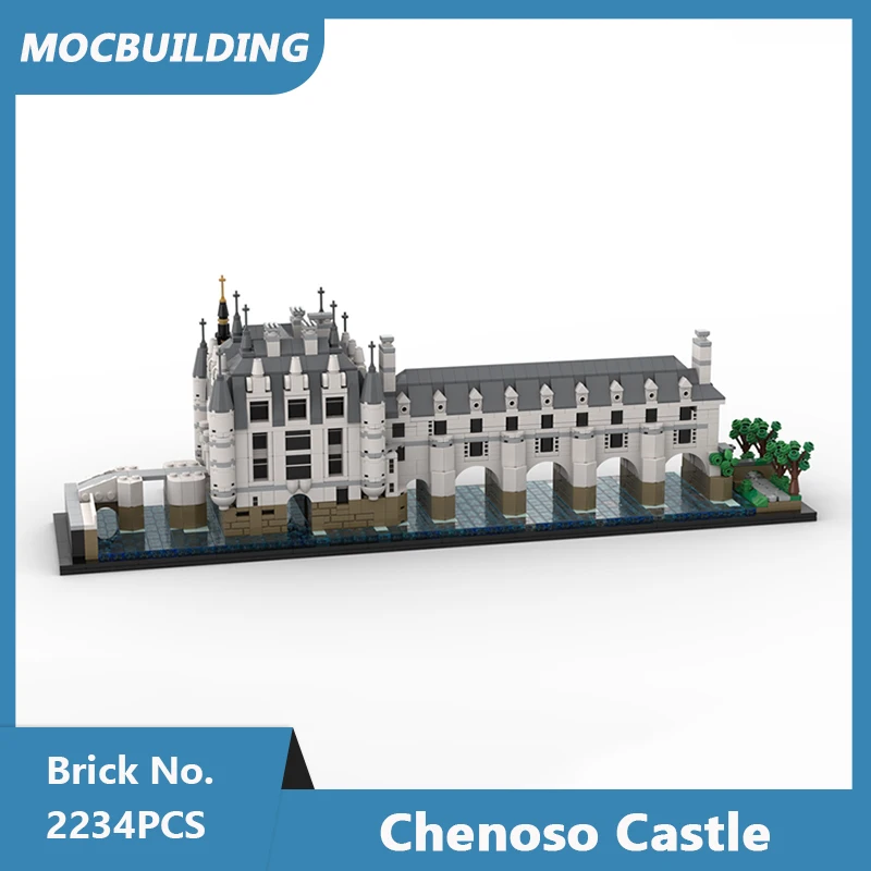 MOC Building Blocks Chenoso Castle Model DIY Assembled Bricks Architecture Serise Educational Creative Xmas Toys Gifts 2234PCS