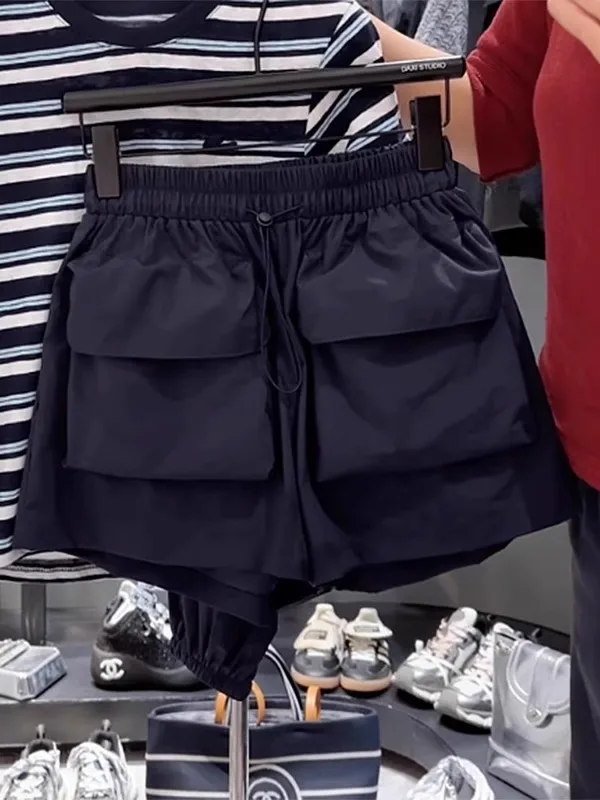 

Новые летние женские брюки с высокой талией и широкими штанинами, повседневные, больших размеров, корейский стиль, для работы и офиса, с эффектом похудения