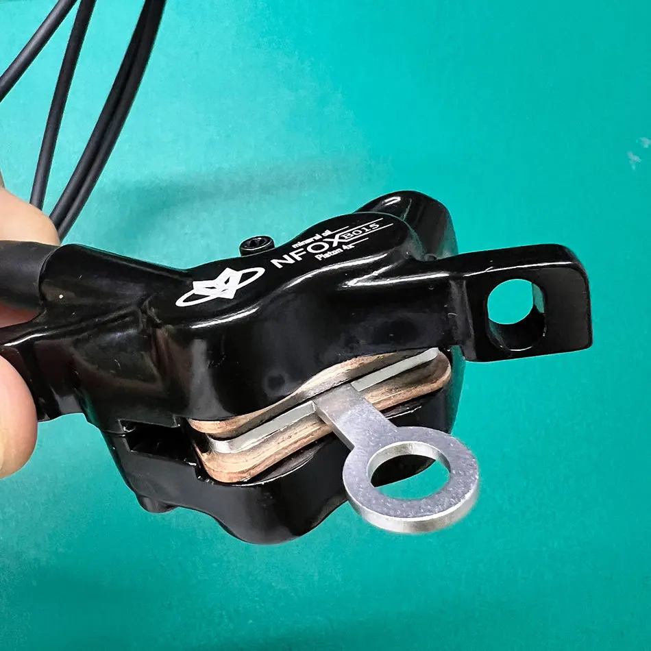 Image of Fahrrad-Hydraulikscheibenbremsen-Bremssattel-Abstandshalter aus Aluminium für Mountainbikes – Anti-Reibungs-Schutz, Wartungs- und Reparaturzubehör