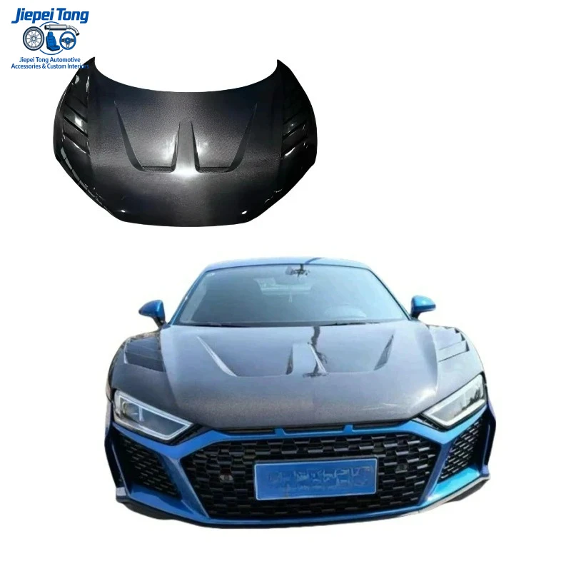 Premium-Crafted FOR Audi R8 Lightweight Carbon Fiber Front Hood 2016-2024