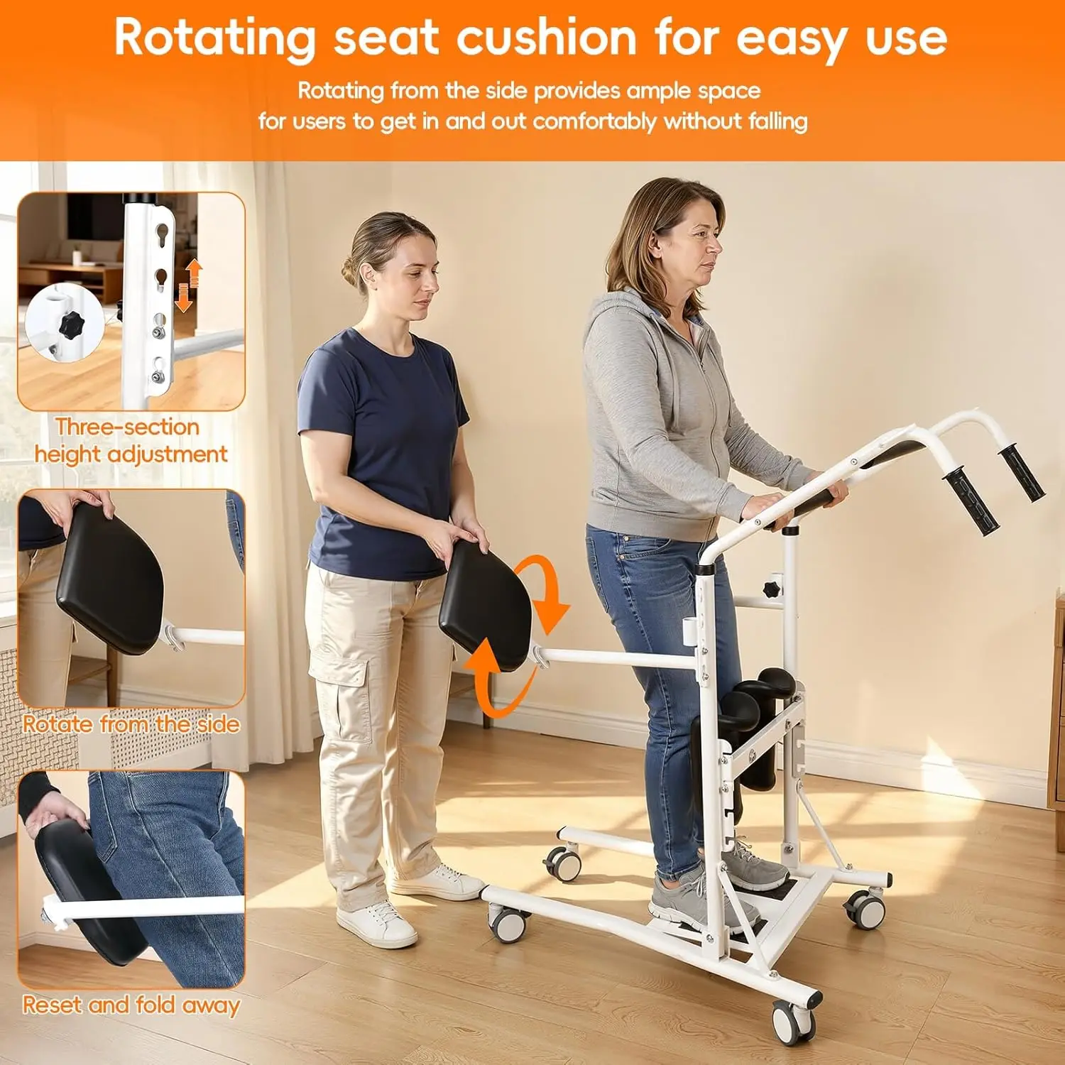 Sit-to-Stand Patient Lift Aid