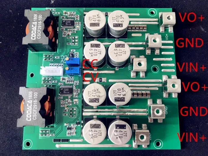 DC-DC Automatic Hvac Power Supply Overcurrent Adjustable Constant Current Constant Voltage Current Up to 50A Withstand 60V