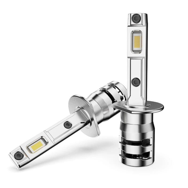 2PCS Mini Diode Truck Auto Lamps 6000LM 25W H1 LED Healight 6000K White Light Car Light Plug And Play LED Light Healight Parts