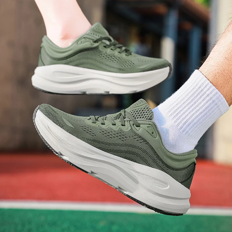 Unisex Breathable Mesh Shoes, Anti-slip Wear-resistant Soft Sole Athletic Sneakers, Versatile Casual Jogging Footwear for Men