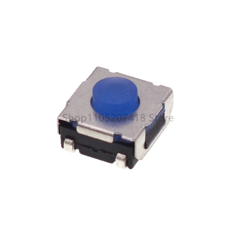 1000PCS 6.2*6.2mm H=3.1/3.5/4.3/5.0mm 4PIN Momentary Tactile Tact Switch Silicone Gel Push Button Rubber Head Key Switch 6*6MM