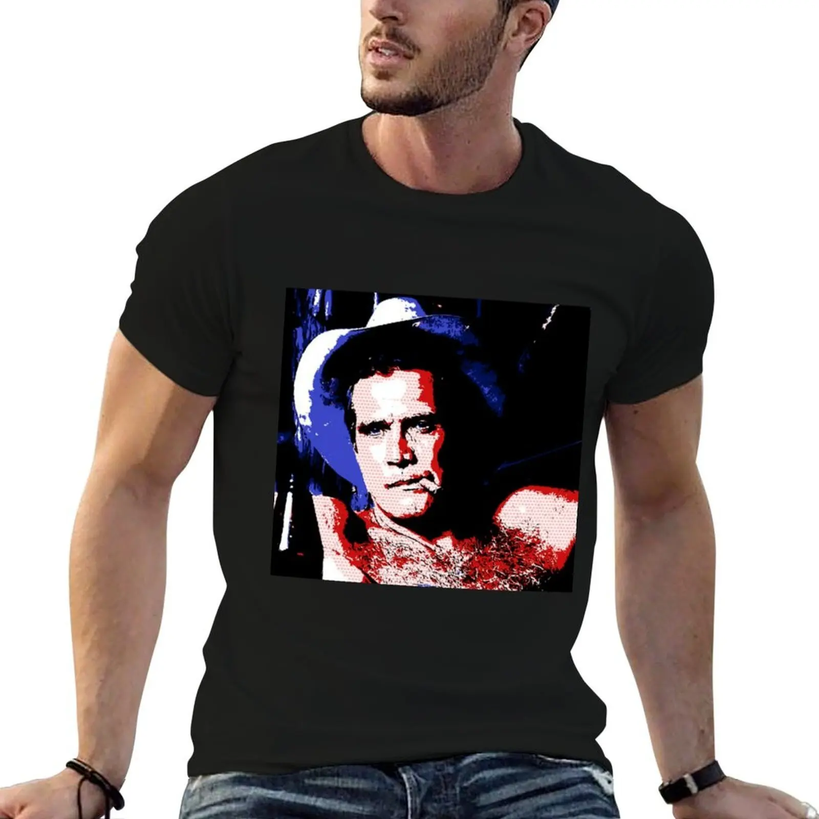 

Colt Seavers - The Fall Guy - Pop Art T-Shirt t shirts for man graphic funny g man t shirts for men T-Shirt