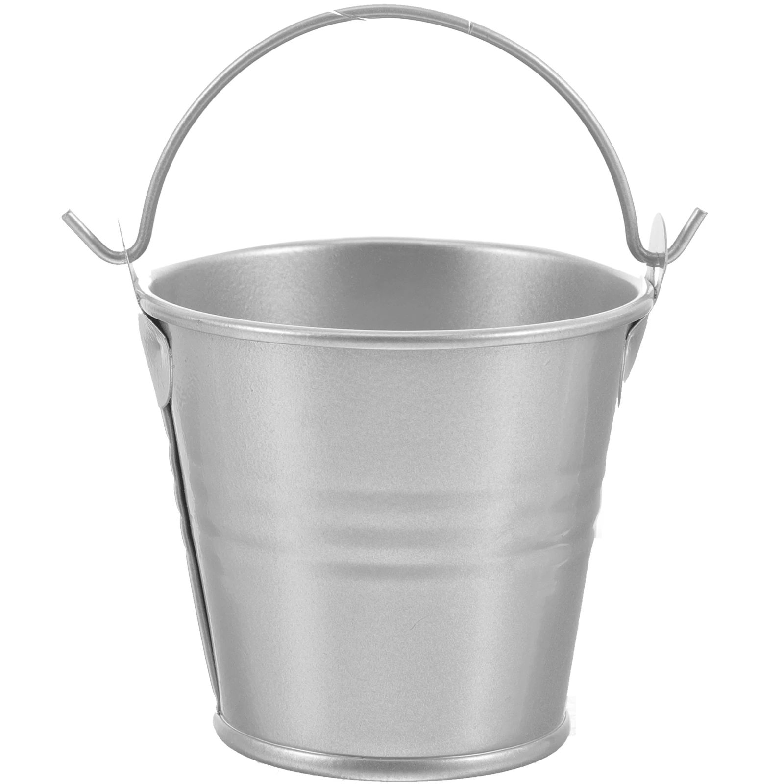 

Iron Flower Bucket 6 Inch Small Tin Pot Handle Retro Metal Planter Vase Arrangement Decor Home Office Garden Durability Beauty