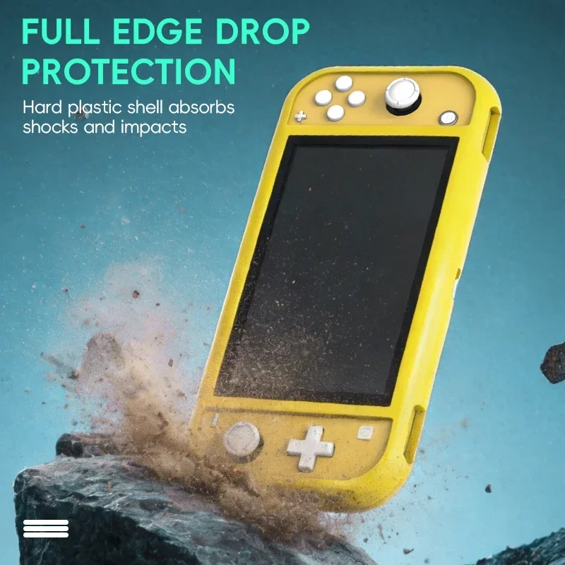 DATA FROG Snap On Magnetic Hard Plastic Protective Cover Clear Acrylic Screen Shield For Switch Lite Console view 4