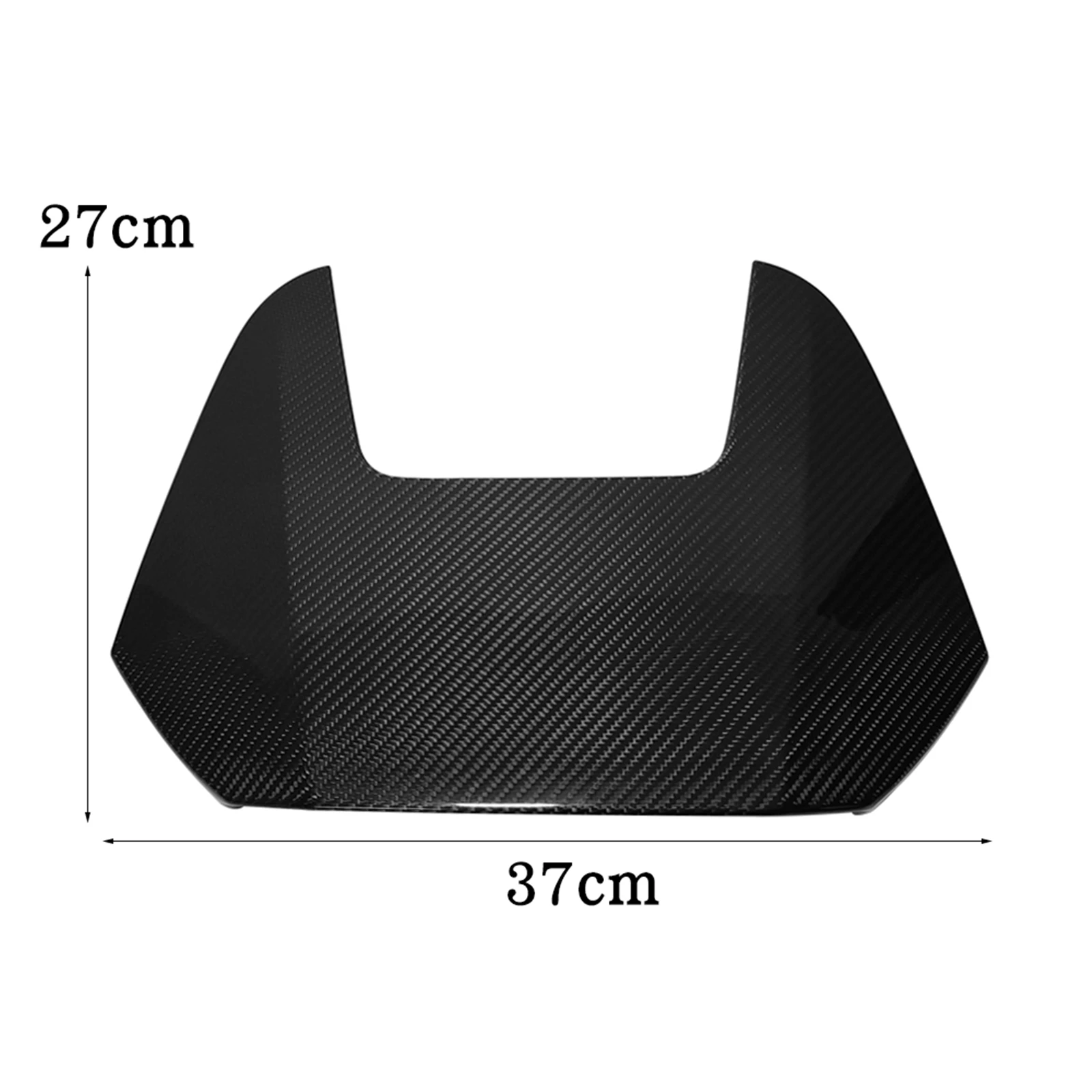 Compartimento central Interior de fibra de carbono seco para coche, instrumento, pantalla de tablero, cubierta de Panel superior embellecedora para Subaru WRX 2022-2025