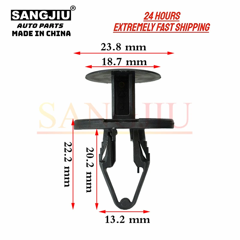 

20Pcs Clips Fender Flare Gas Tank Panel Attachment For GM Ford Chevrolet Cobalt HHR GM Pontiac G5 W712665-S300 11589295