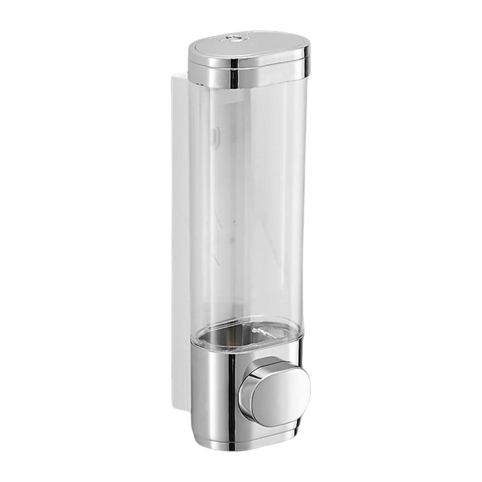 Wall Mount Liquid Soap Dispenser Hand Press Refillable Shampoo Conditioner Chamber for Home Bathroom Hotel Use
