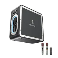 Sounarc A3 Pro Dual Microphone Wireless Karaoke Speaker Stereo Party Portable Speaker With Dual Wireless Microphones
