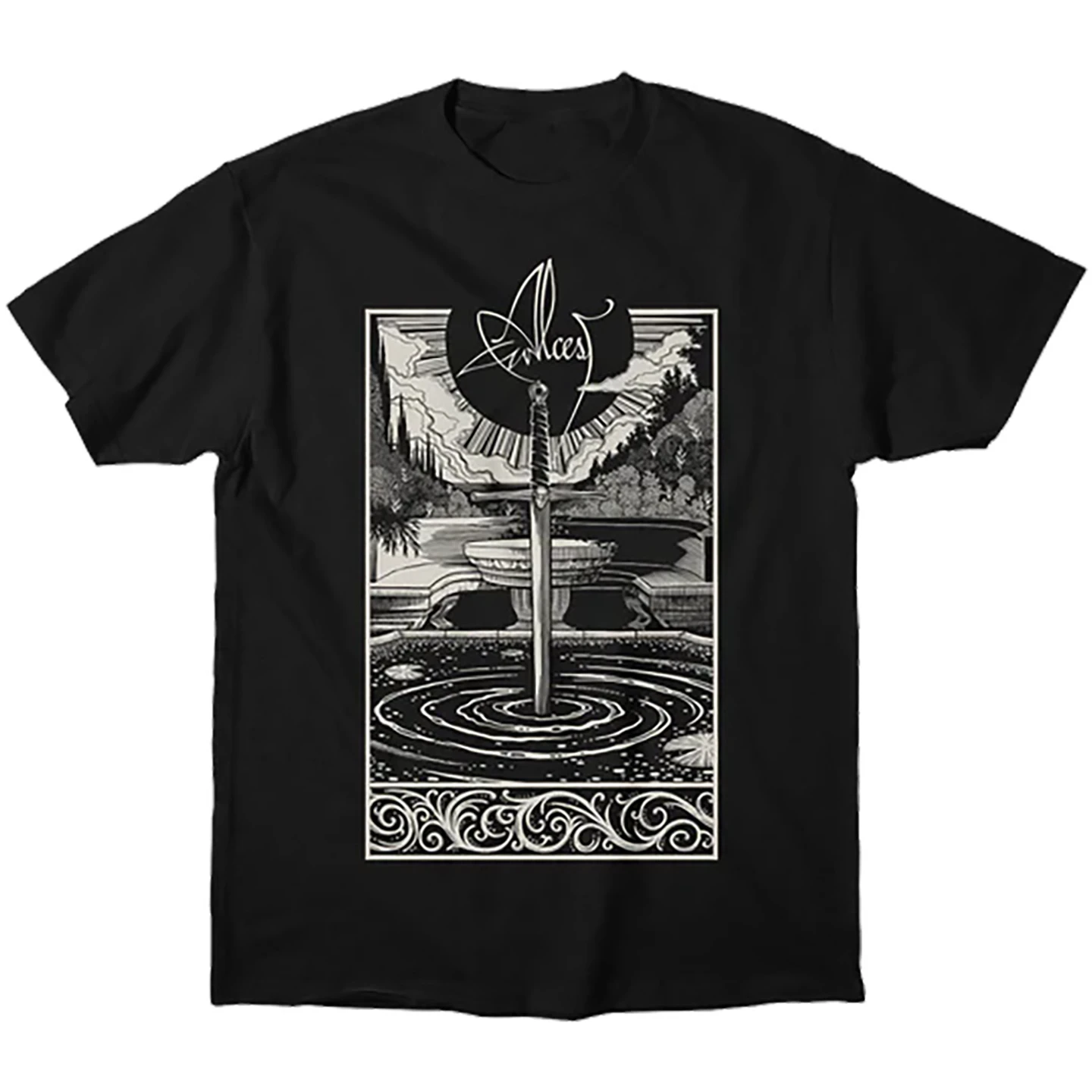 Heißes Alcest Grafik-Baumwoll-T-Shirt, Unisex, Sommer, Kurzarm, Modemarke, Luxus, Lässig, Vintage-T-Shirts – Detail 7