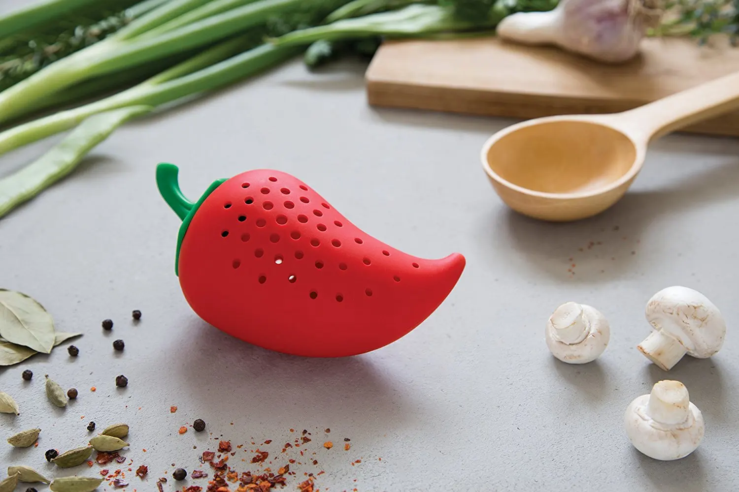 Silicone Seasoning Bottle Herb & Spice  Stew Soup Silicone Tea Herbal Infuser Filter Tool Seasoning Kit Kitchen Tools & Gadgets