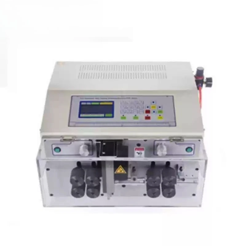 SWT508-MAX Computer Automatic Wire Stripping Cutting Machine, for BV16 BVR25 Square Cable Wire Processing