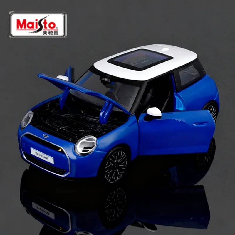 

Maist 1:24 MINI COOPER SE, мини-модель автомобиля из сплава, литая под давлением металлическая модель классического автомобиля, коллекция моделирования, детская игрушка в подарок
