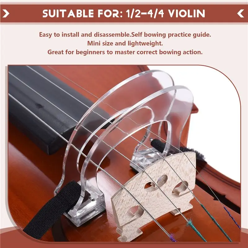 【Supernew】1/2 4/4 Violin Bow Straighten Collimator Corrector Tool Guide For Beginner Practice Training Exercise