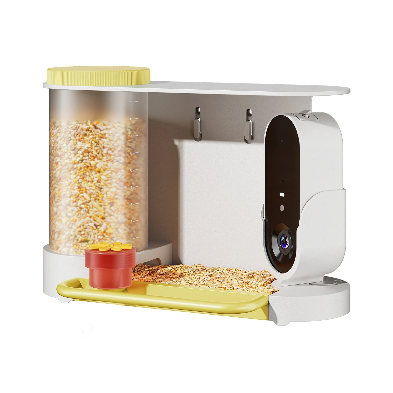Smart Bird Feeder, Automatic Adjustable Camera, AI-powered Bird Recognition, Voice Interaction, Outdoor Hummingbird Feeders