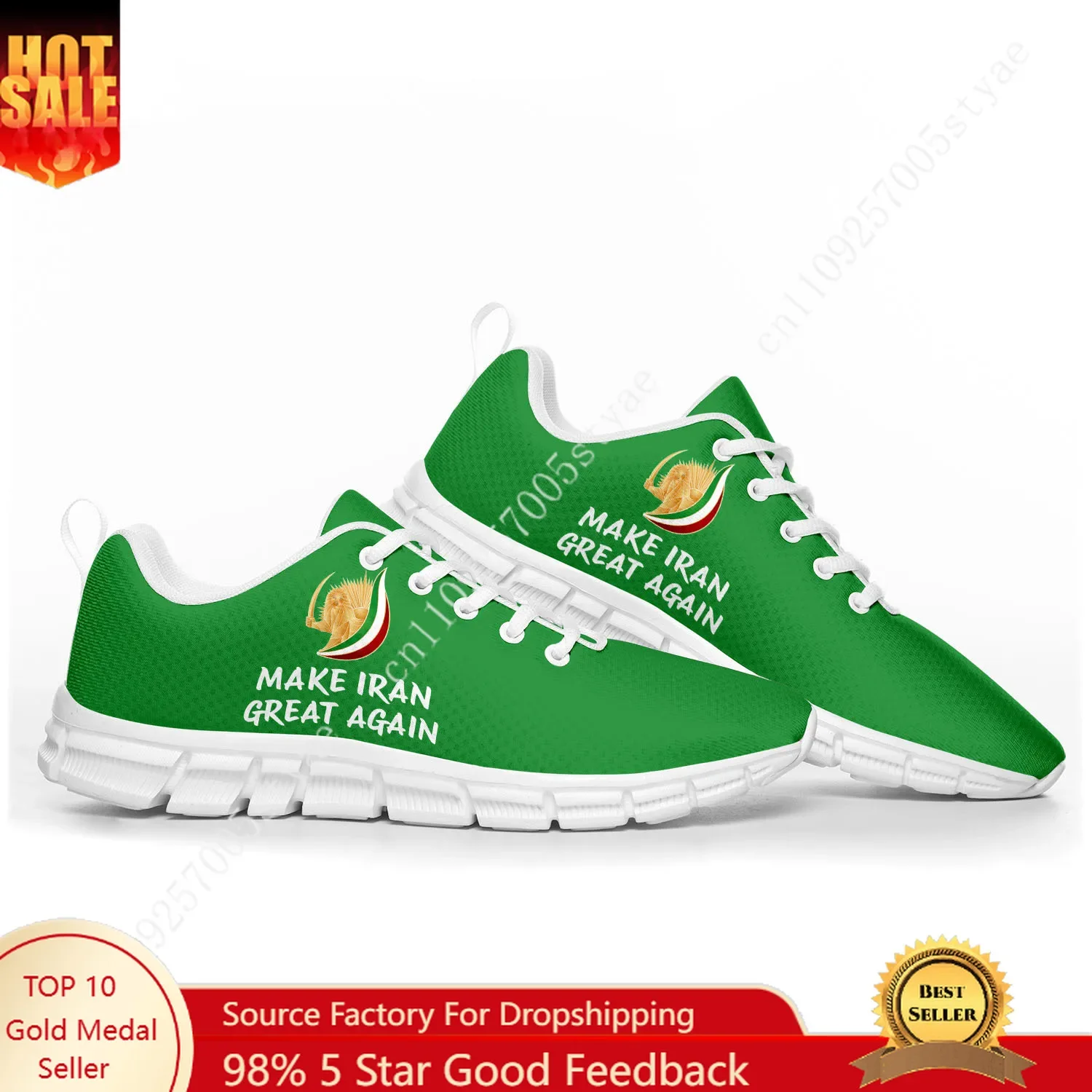 MAKE IRAN GREAT AGAIN Sports Shoes Mens Womens Customized Sneakers Shoe High Quality Couple