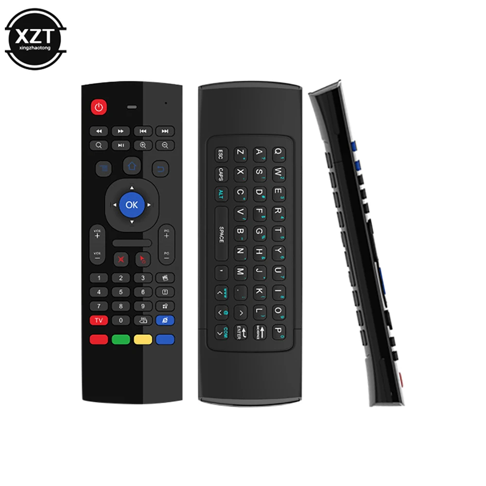 MX3 Air Mouse T3 Smart Remote Control 2.4G RF Wireless Keyboard Voice Assistant For Android Smart TV Box Backlit Fly Mouse